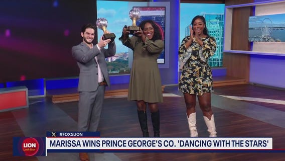 FOX 5's Marissa Mitchell wins Prince George's County Dancing with The Stars competition
