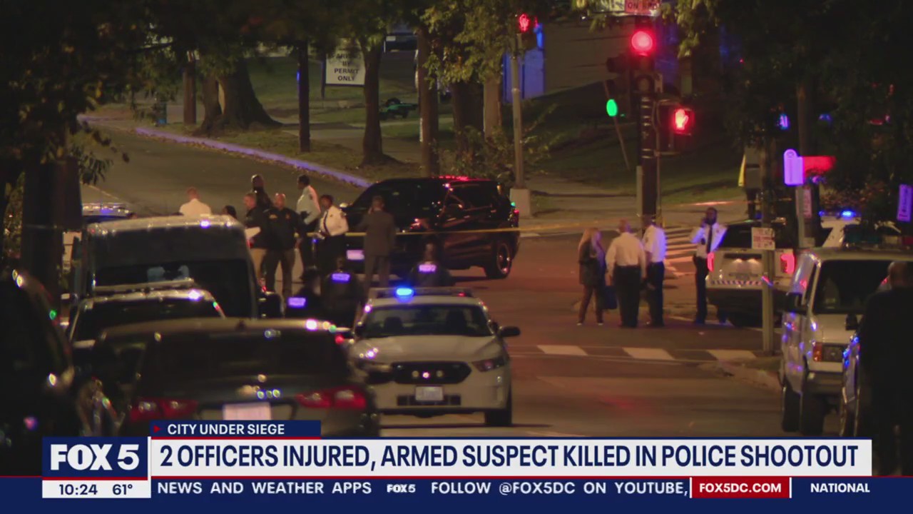 2 officers injured, suspect killed after exchanging fire with police ...