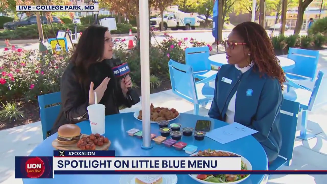 LION Lunch Hour field trip to Little Blue Menu