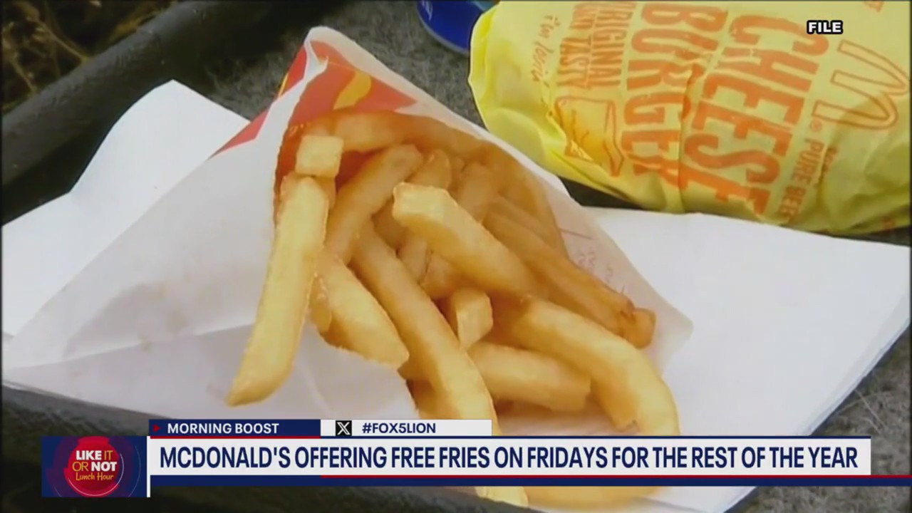 McDonald's offering free fries on Fridays