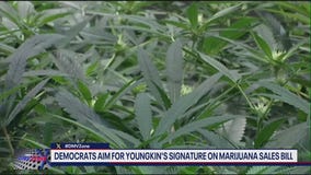 Virginia Democrats want Youngkin to approve legal weed sales