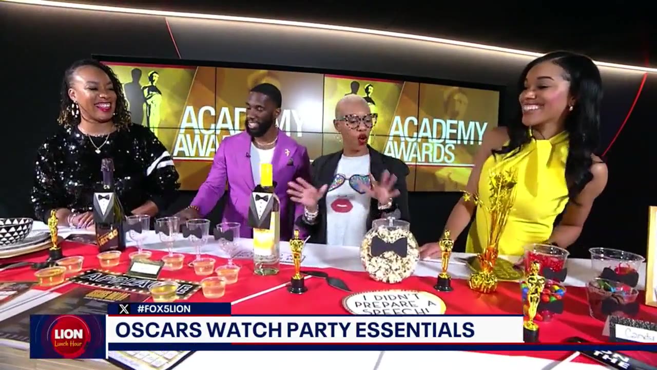 The Style Medic and Mimi Cutelips throw a DIY Oscars watch party