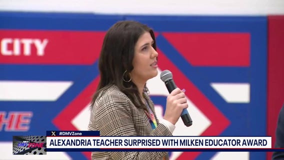 Alexandria teacher wins Milken Education Award
