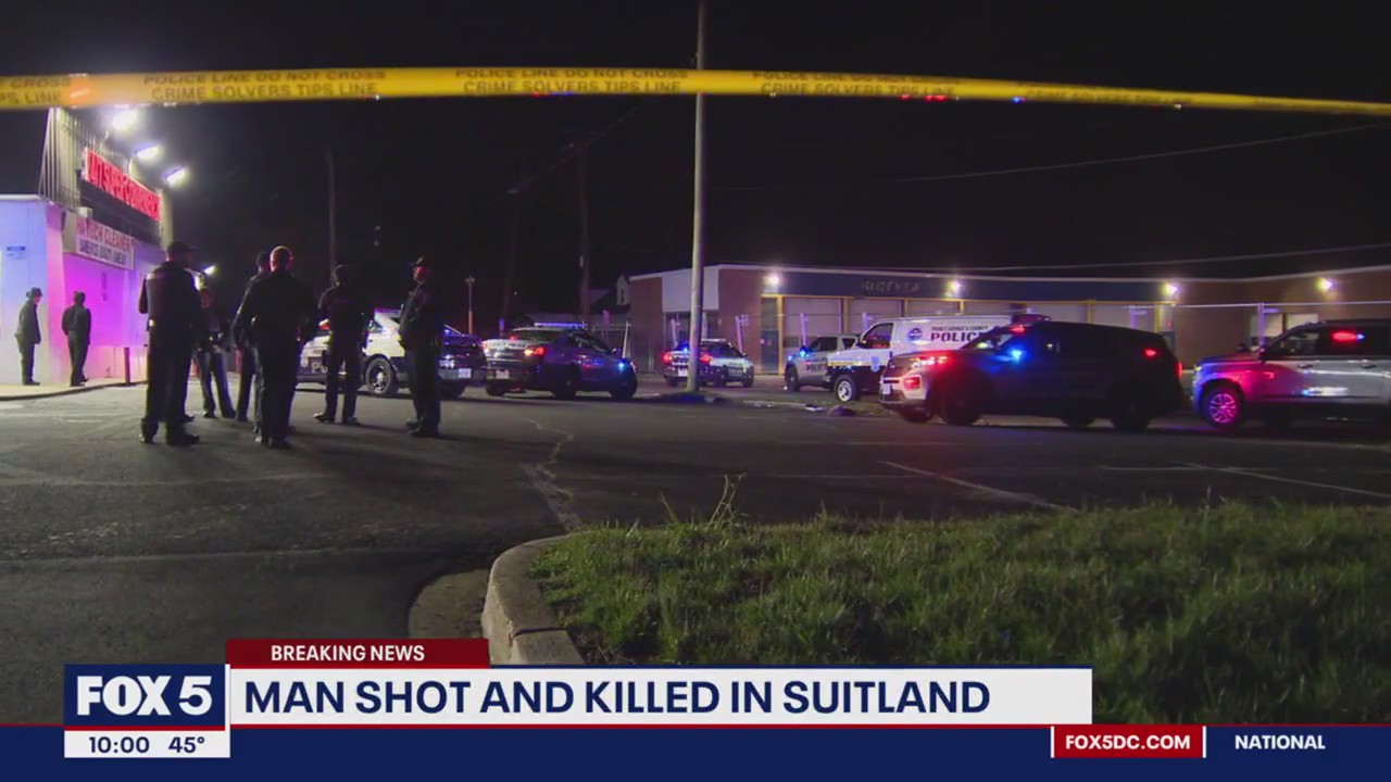 Man shot, killed at 24/7 convenience store in Suitland | FOX 5 DC