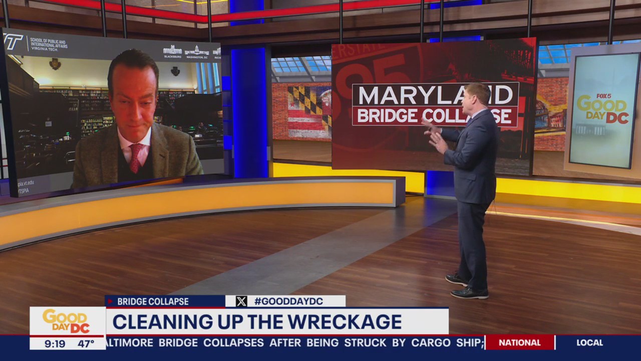 Cleaning up the wreckage of Baltimore's Key Bridge Collapse