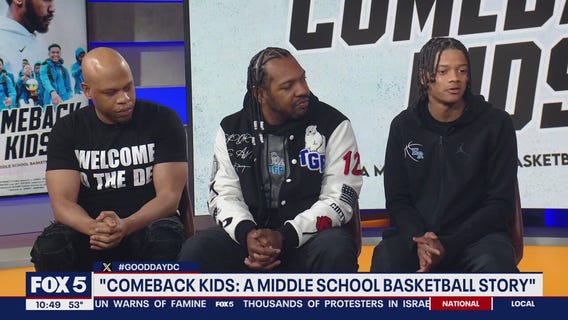 "Comeback Kids: A Middle School Basketball Story"  movie premiere April 8th in Prince George's County