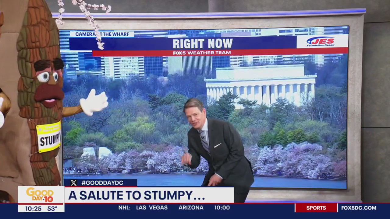 Tucker and Stumpy do the weather