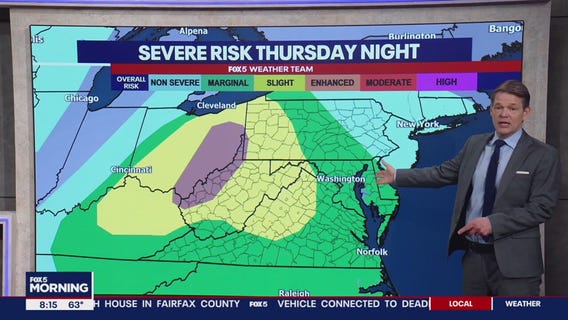 FOX 5 Weather forecast for Thursday, April 11