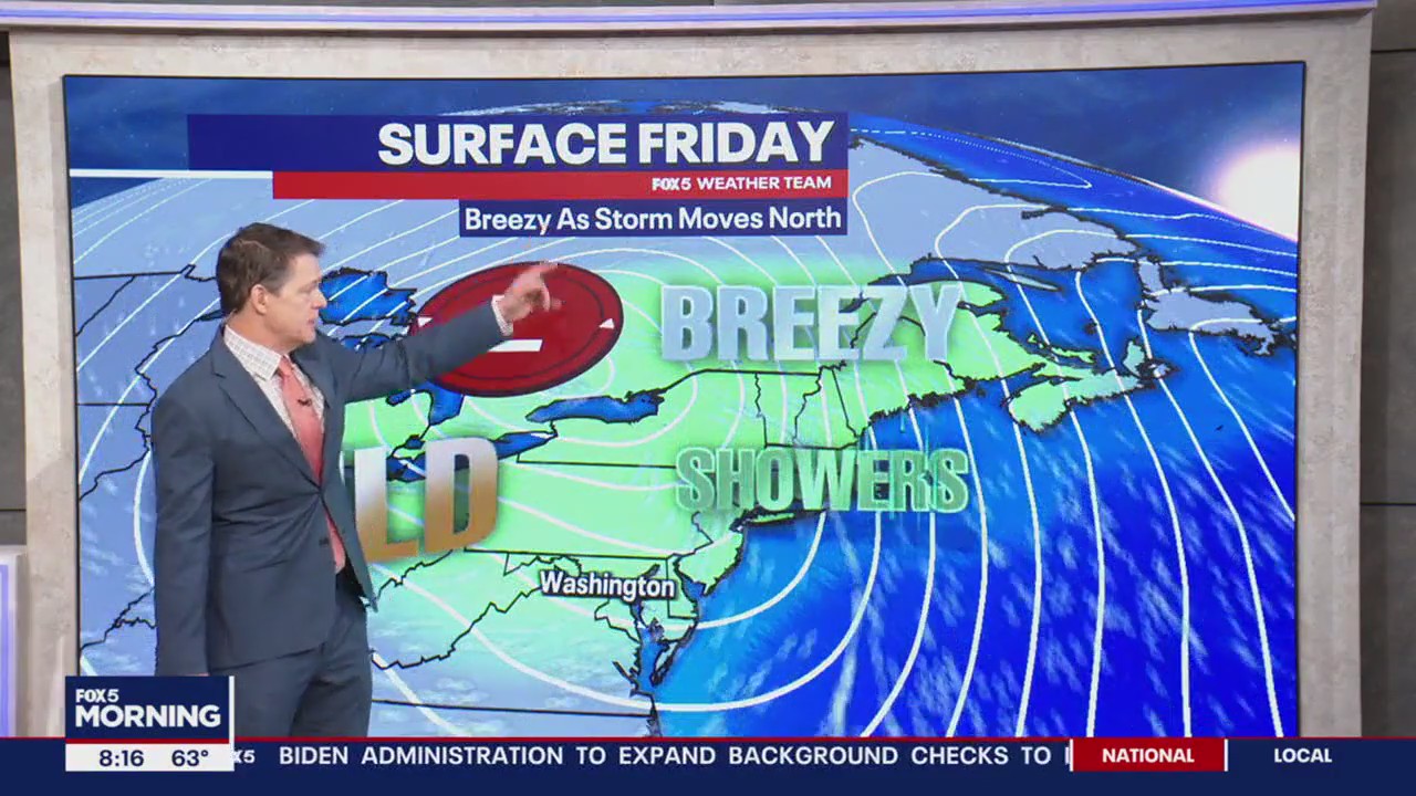 FOX 5 Weather forecast for Friday, April 12