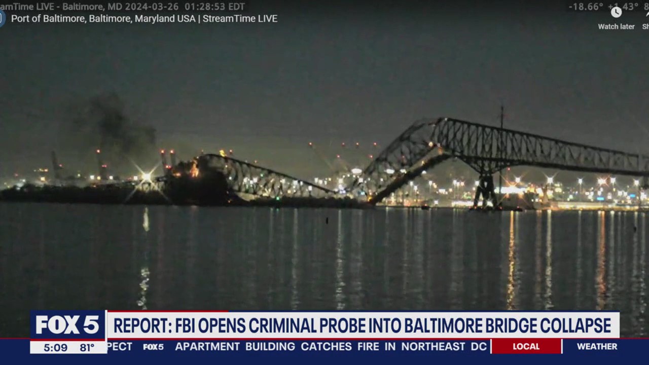 FBI opens investigation into Baltimore bridge collapse | FOX 5 DC