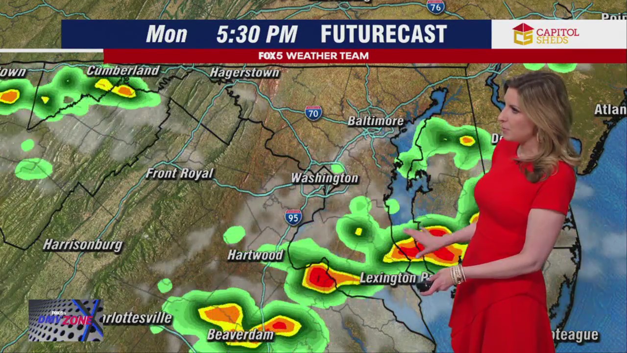 Severe thunderstorms could bring hail, damaging winds to DC area