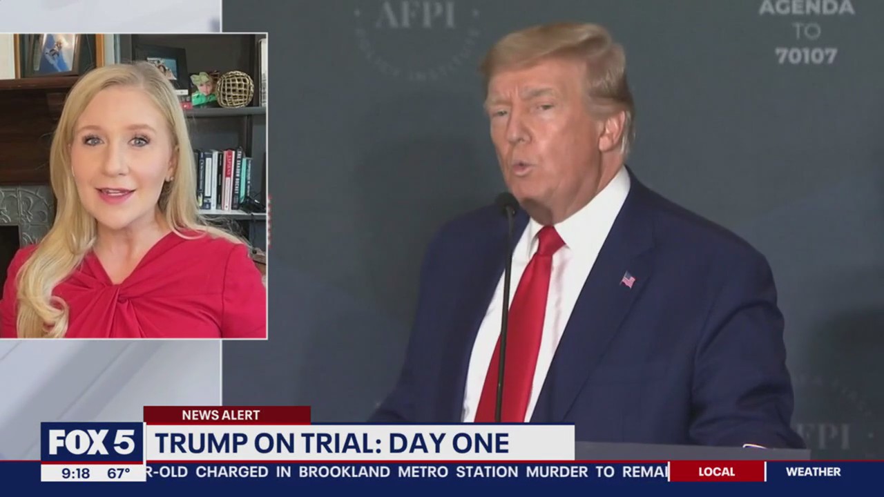 Trump arrives to courthouse in NY for hush money trial