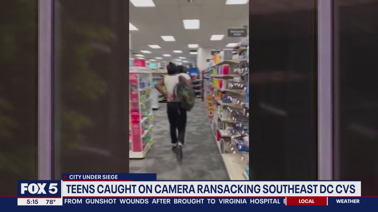 Another CVS robbed in DC; teens caught on camera | FOX 5 DC