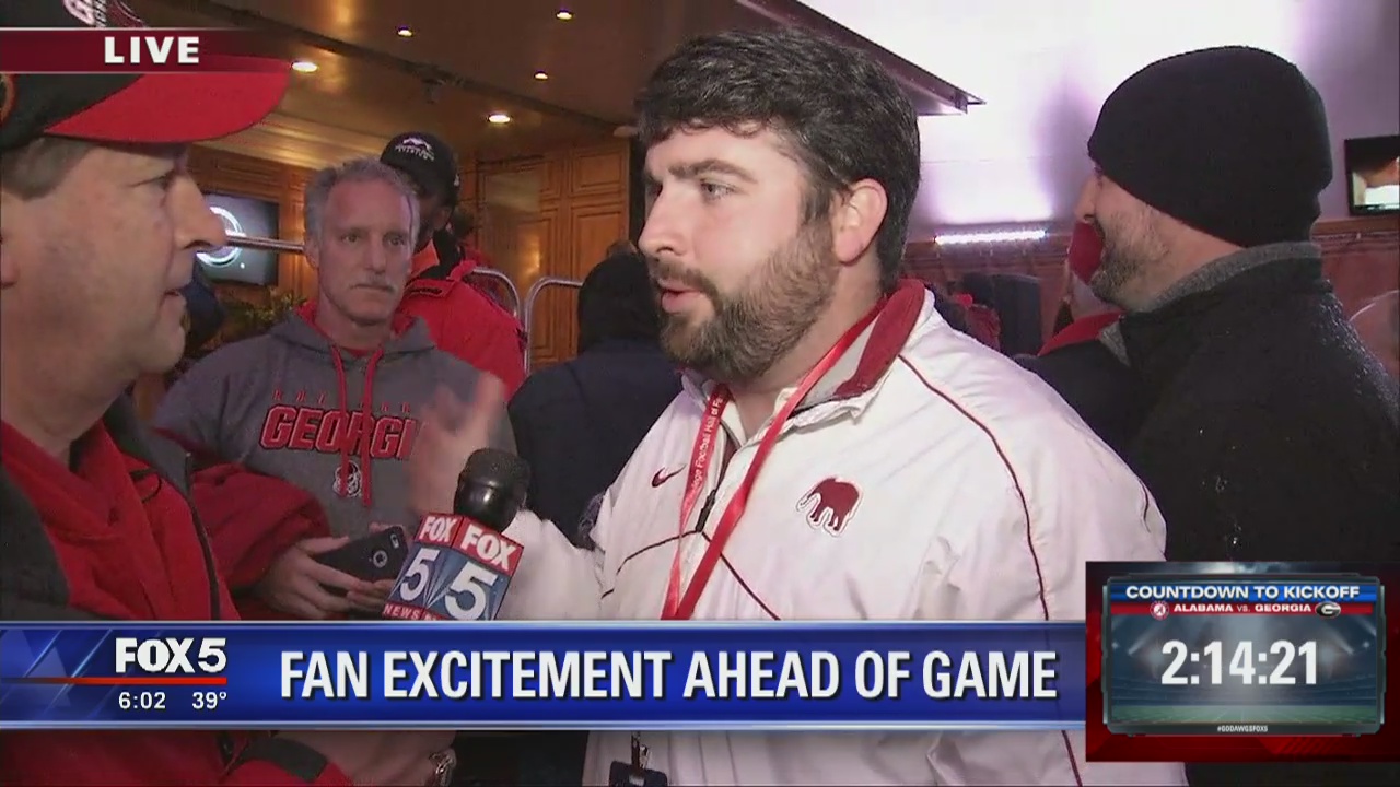 Fan excitement ahead of game