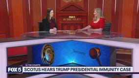 Supreme Court hears arguments in Trump presidential immunity case