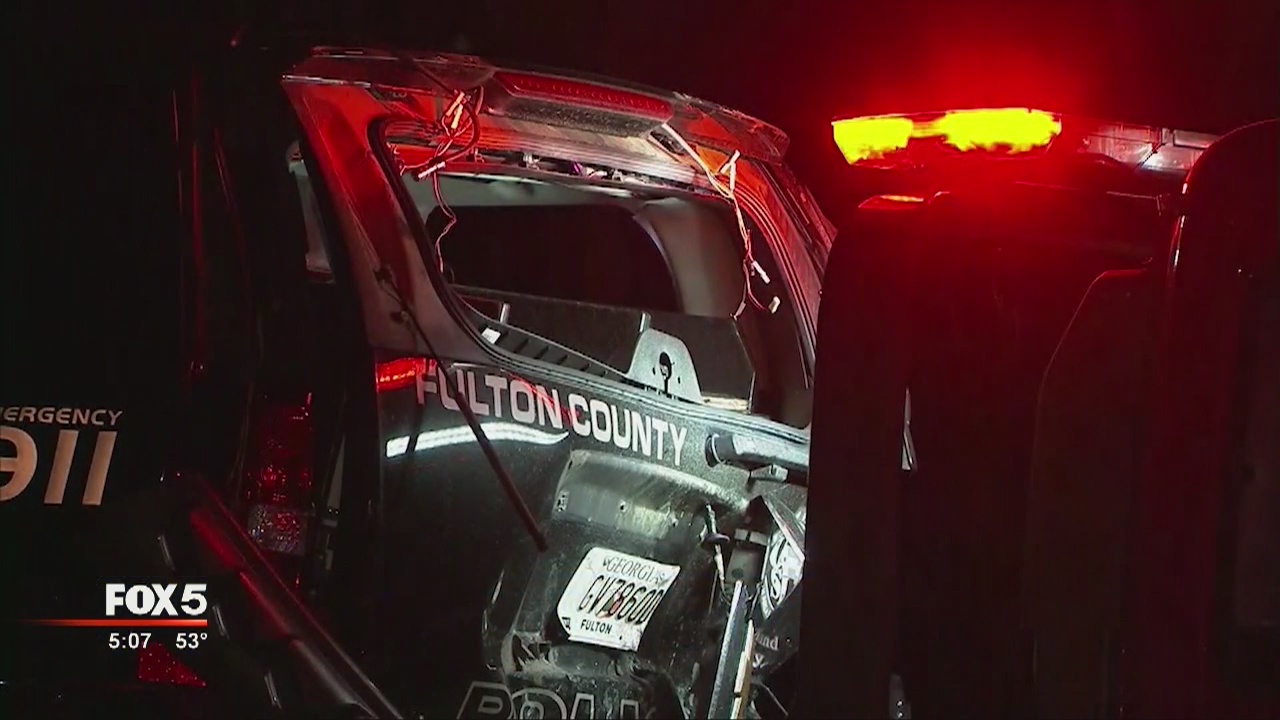 Officer injured in SUV crash | FOX 5 Atlanta