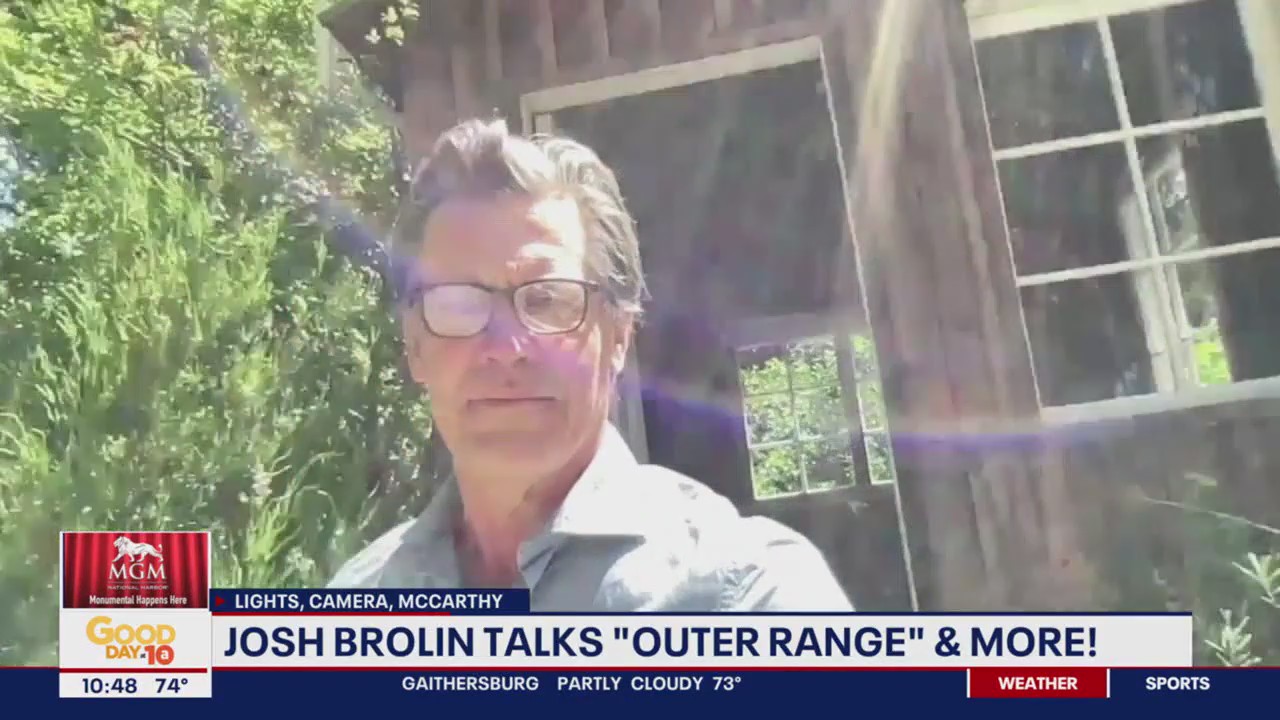 Josh Brolin shows off his personal writer's hut