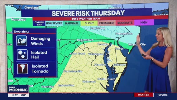Weather forecast for May 9, 2024