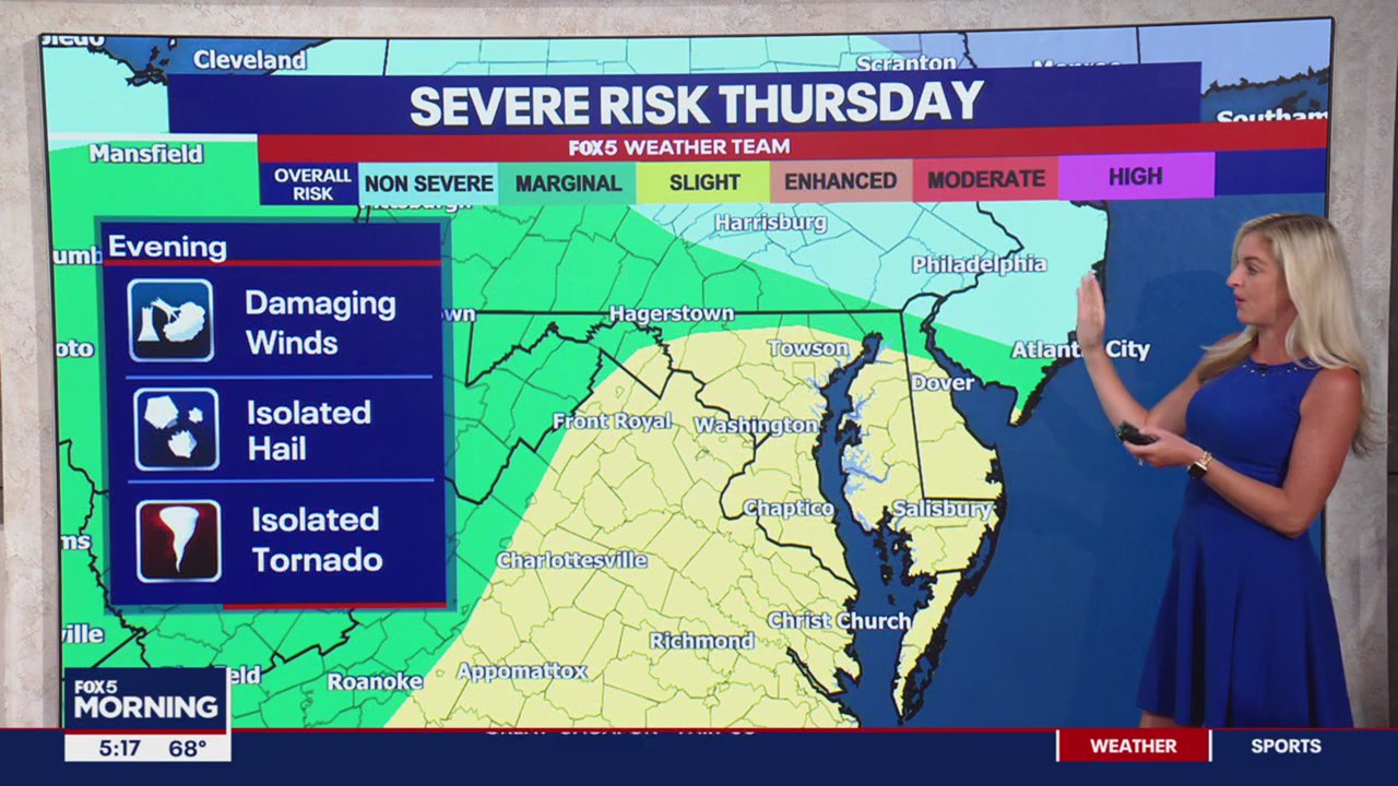 Weather forecast for May 9, 2024