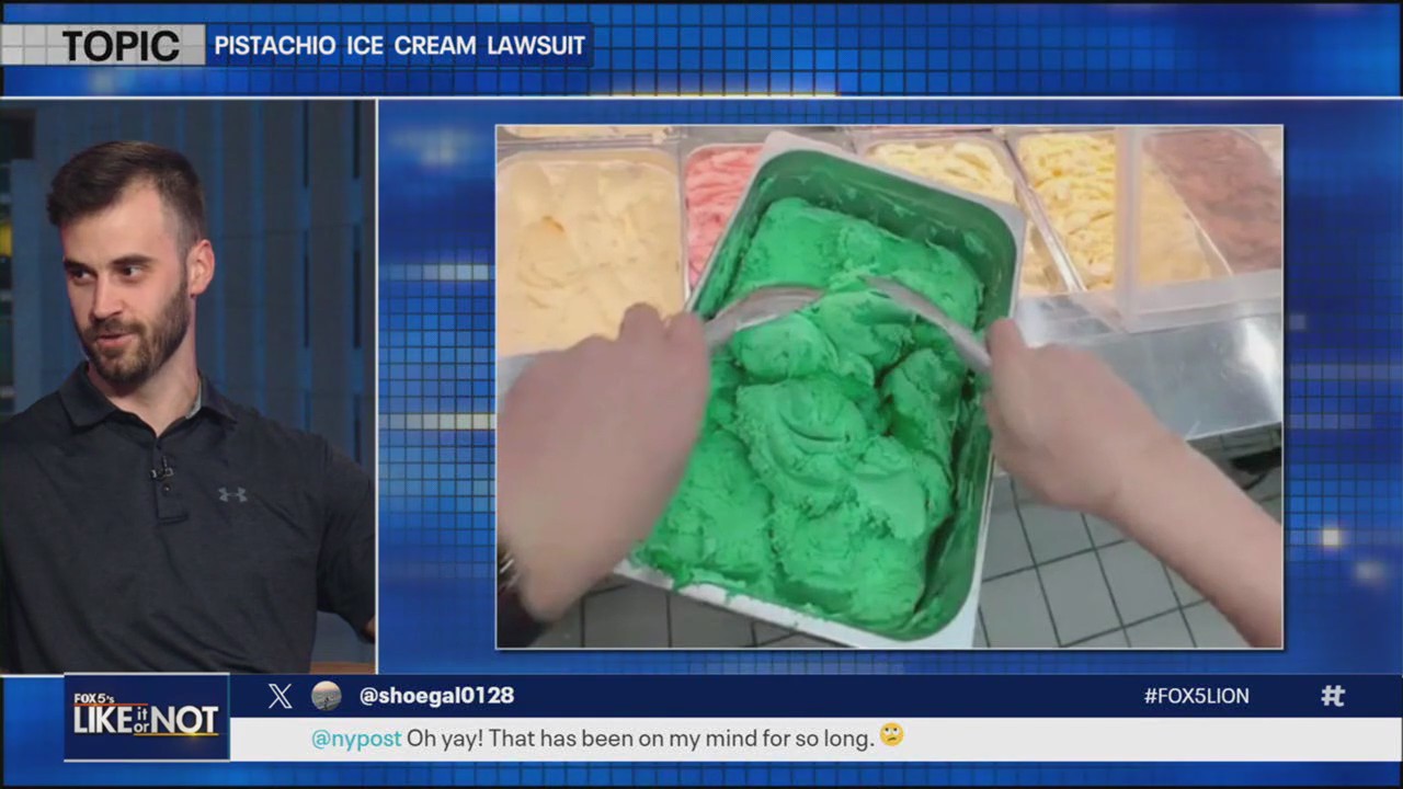 When is pistachio ice cream NOT pistachio ice cream?