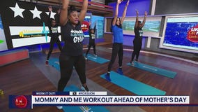 Mommy and Me Workout ahead of Mother's Day