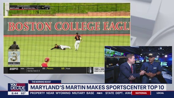 Maryland?s Brayden Martin makes ESPN SportsCenter Top 10 with this amazing catch
