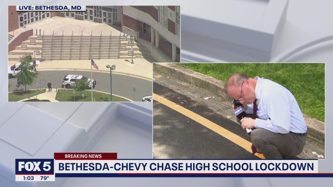FOX 5 DC reporter covers lockdown at son?s Maryland high school while ...