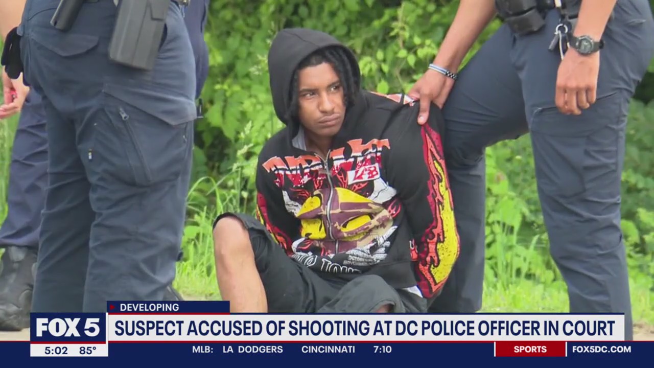 Court denies bond for suspect in ambush of off-duty DC police officer ...