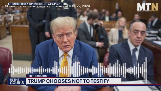 Trump will not testify in hush money trial