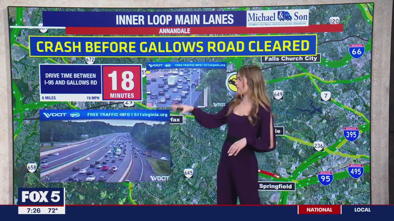 Weather and traffic for May 24, 2024