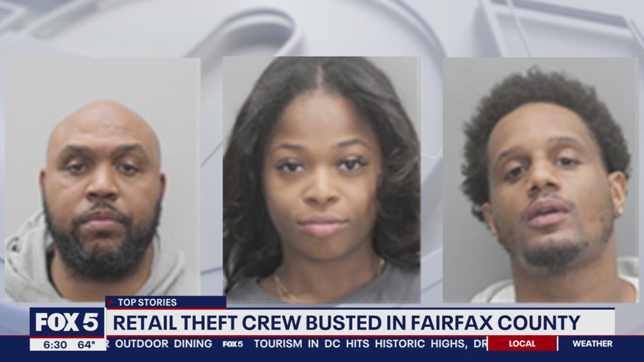 Retail theft crew from New York busted in Fairfax County | FOX 5 DC