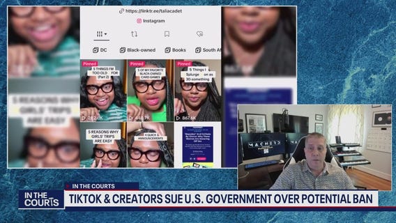 TikTok and creators suing U.S. government over potential ban