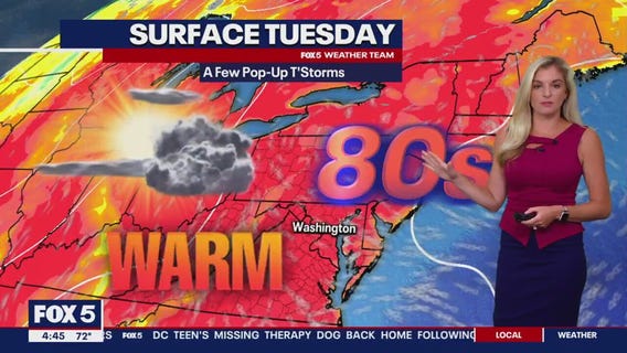 FOX 5 Weather forecast for Tuesday, June 4
