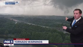 Tornado in Gaithersburg caught LIVE on FOX 5
