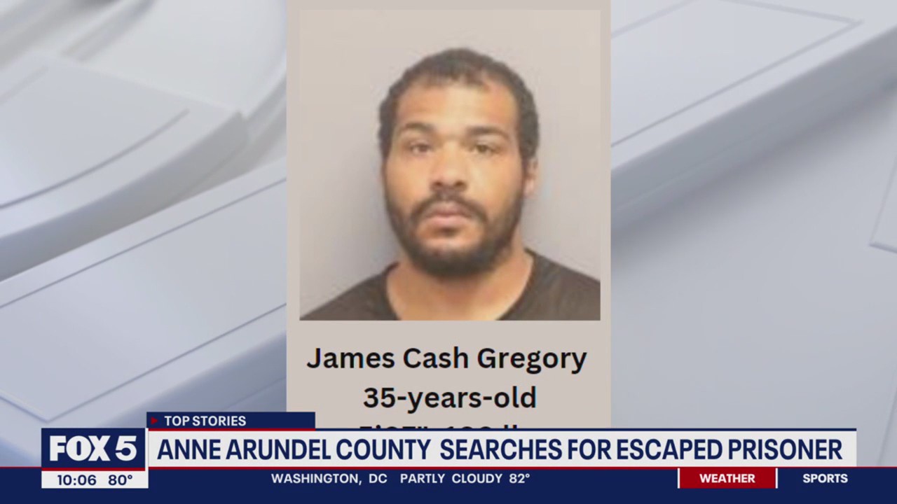 Escaped prisoner on the loose in Anne Arundel County | FOX 5 DC