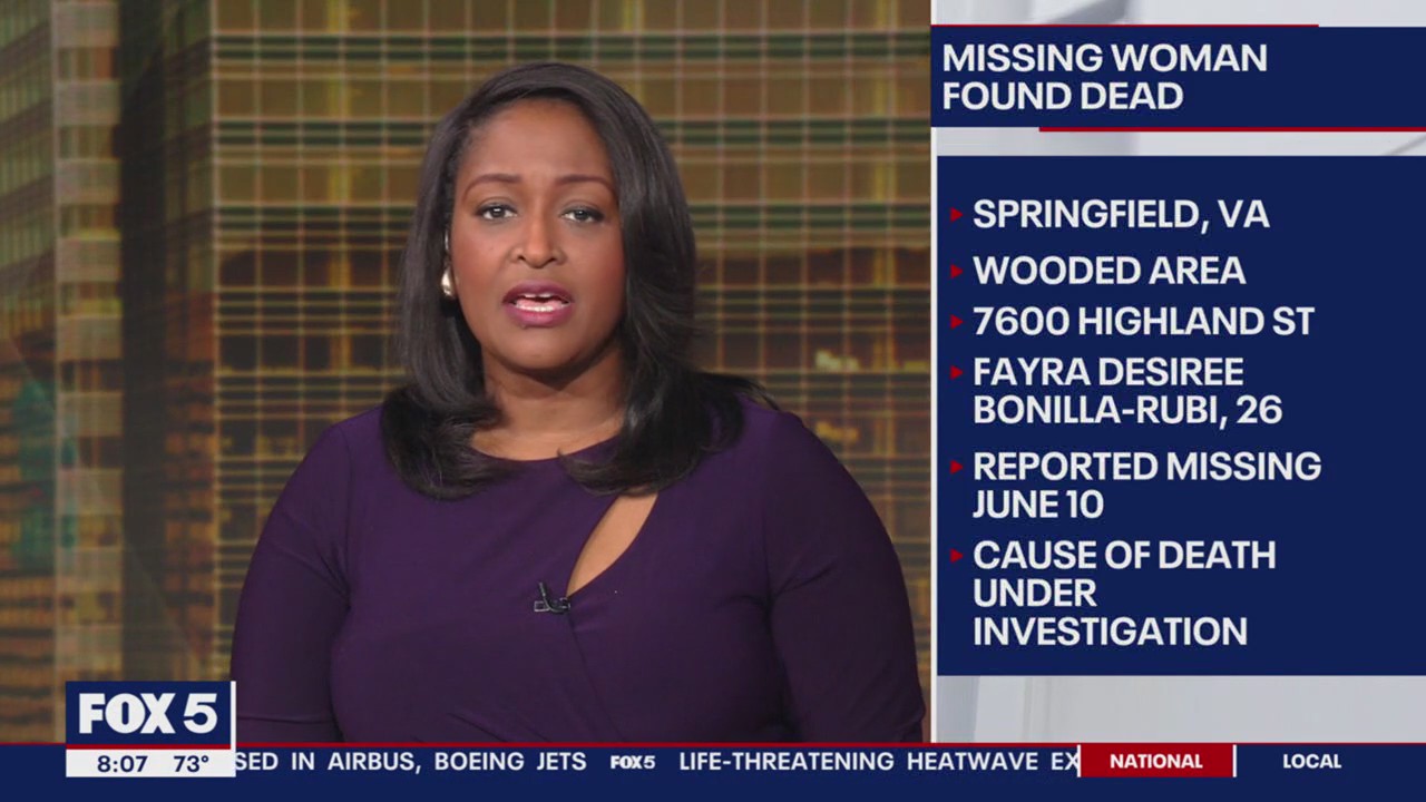 Missing woman found dead in Fairfax County | FOX 5 DC