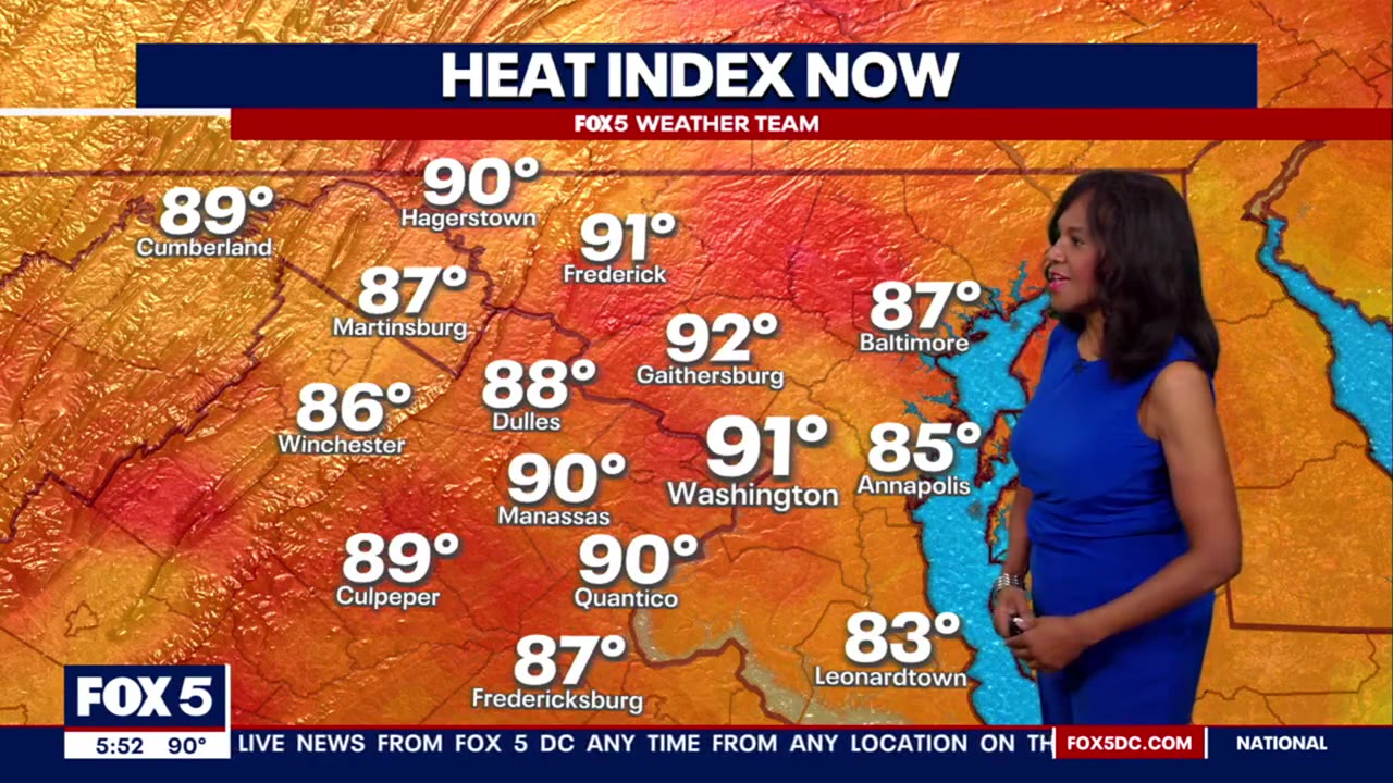 FOX 5 weather forecast for Wednesday, June 19