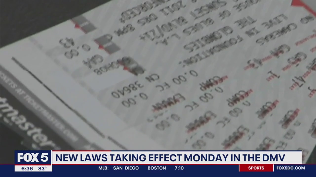 New DMV laws going into effect in July | FOX 5 DC