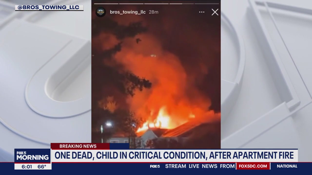 1 dead, child hurt in Largo apartment fire | FOX 5 DC