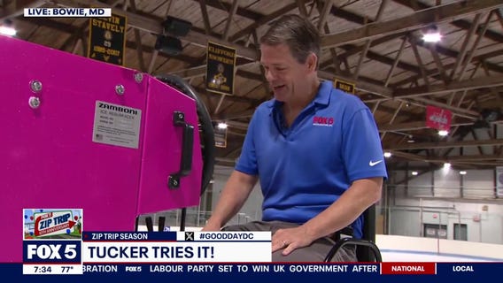 Tucker Tries Zamboni Machine at Bowie ZipTrip