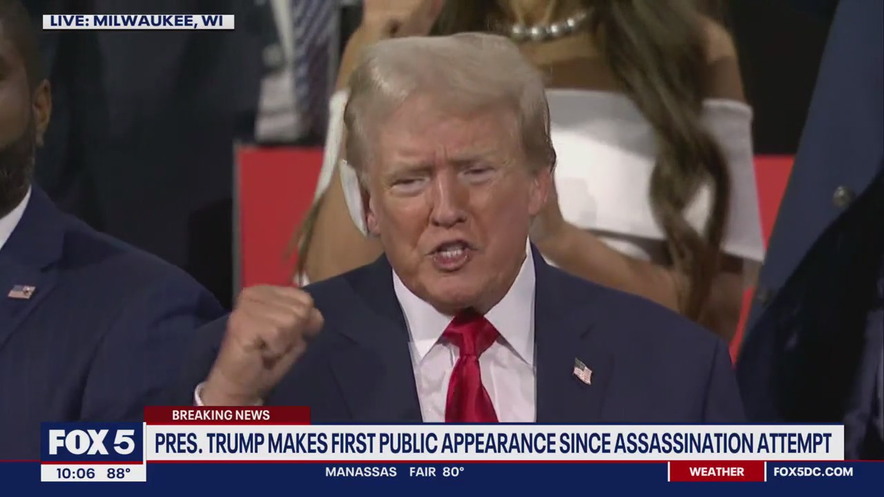 Trump makes first public appearance since assassination attempt | FOX 5 DC