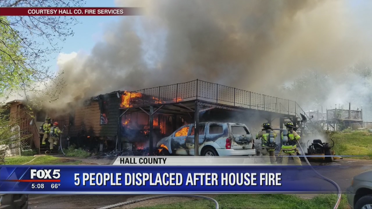 5 displaced by house fire | FOX 5 Atlanta