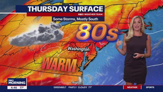 FOX 5 Weather forecast for Thursday, July 18