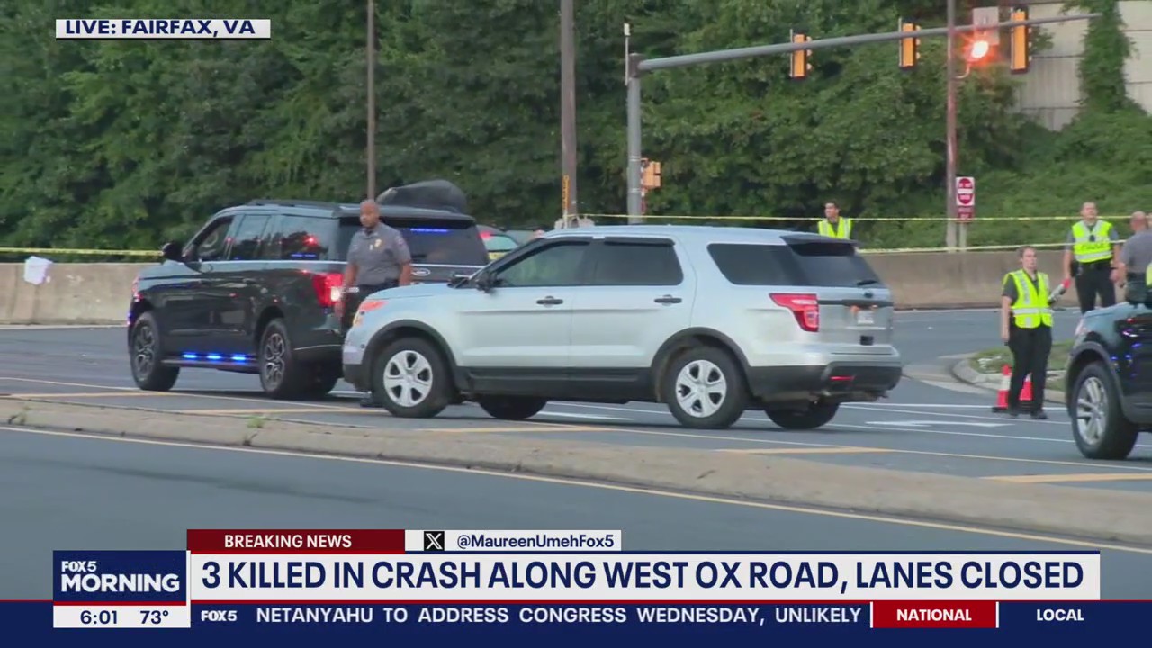 3 dead after fiery crash in Fairfax County | FOX 5 DC