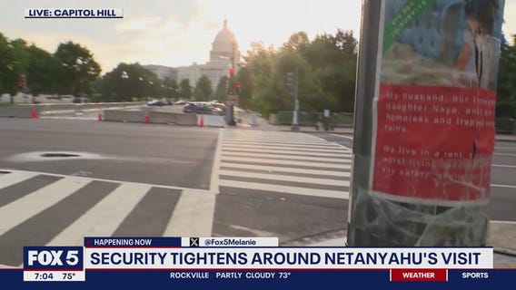 Netanyahu?s DC visit comes with street closures, detours, and protests