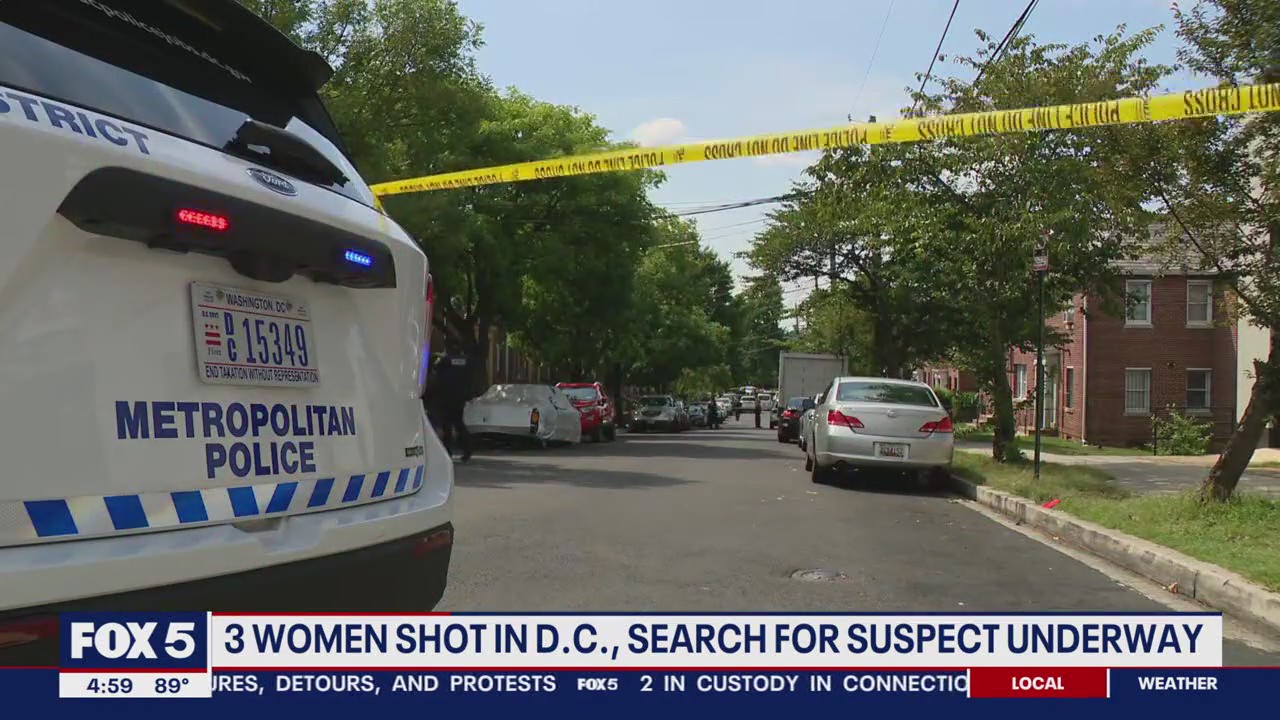 Search for suspect underway after 3 women shot in Southeast DC | FOX 5 DC
