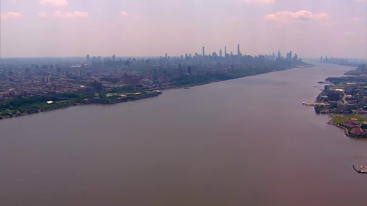 Cruising down the Hudson River