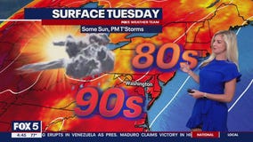 FOX 5 Weather forecast for Tuesday, July 30