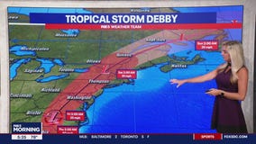 DC weather: Tropical Storm Debby remnants arrive earlier than expected