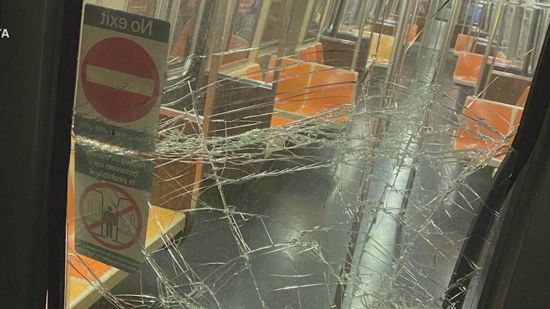 W train service suspended after vandalism
